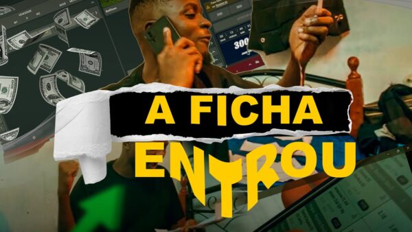 capa do single "Ficha Entrou" do rapper Luso