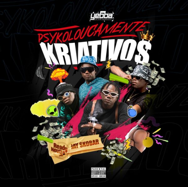 Capa da Mixtape Psykoloucamente Kriativo$ de Ready Neutro e Jay Skobar