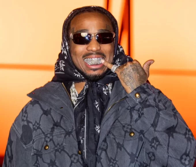 Quavo prepara novo álbum com Pharrell gravado na sede da Louis Vuitton em Paris.