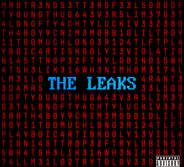 Capa da Mixtape "The leaks" lançando em 03 de Dezembro de 2025 do rapper Lil Baby