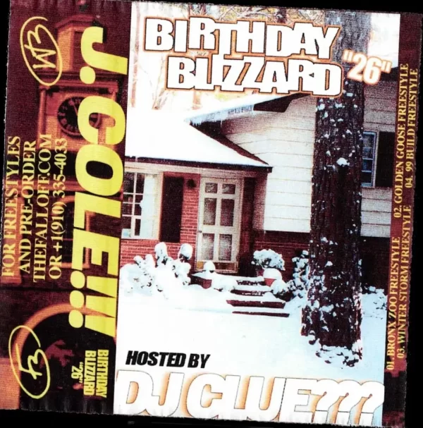 Capa do EP Birthday Blizzard ’26 do rapper J. Cole.