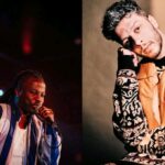 Prodígio e Slow J associados a códigos +244 e +351, simbolizando a ligação entre Angola e Portugal no novo single de Rap lusófono