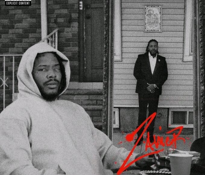 Capa oficial do álbum Zavier de Fetty Wap com estética em preto e branco e tracklist destacando participações no rap americano