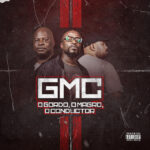 Capa do álbum GMC – O Gordo, O Magro e O Condutor, projeto de rap angolano com Denexl, Edu Z e Condutor.