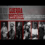 Capa do single Guerra Terrível do rapper Deezy com Young K, Laylizzy, TheMisterDriver, DJovem, Lurhany, Tsunami e Vado Mka