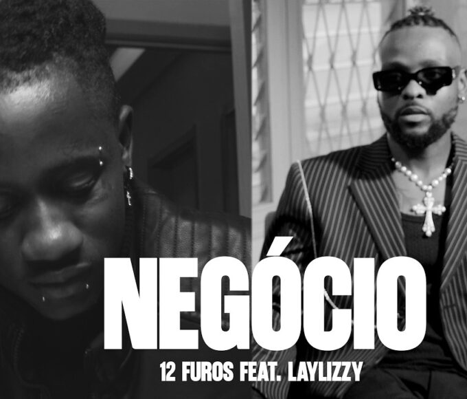 12 Furos e Laylizzy no videoclipe da música Negócio lançado no YouTube