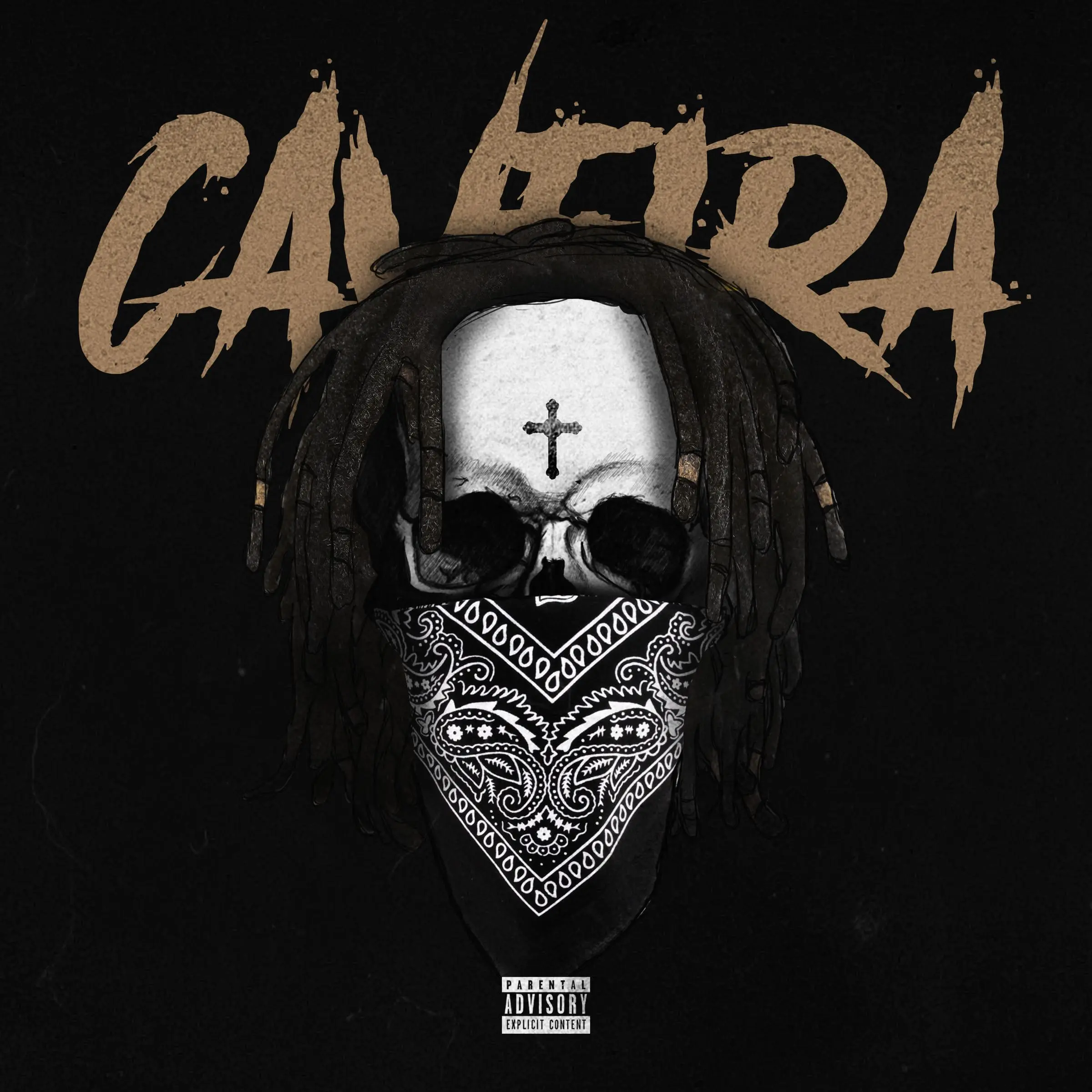 Caveira: O EP de Beef da Força Suprema que se tornou clássico do Rap Angolano 10 Capa do EP Caveira da Força Suprema e Dope Musik, projeto de beef clássico do Rap Angolano lançado em 2017