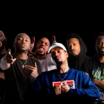Força Suprema formada por NGA, Masta, Don G, Prodígio, Deezy e Monsta, coletivo responsável pelo EP Caveira no Rap Angolano