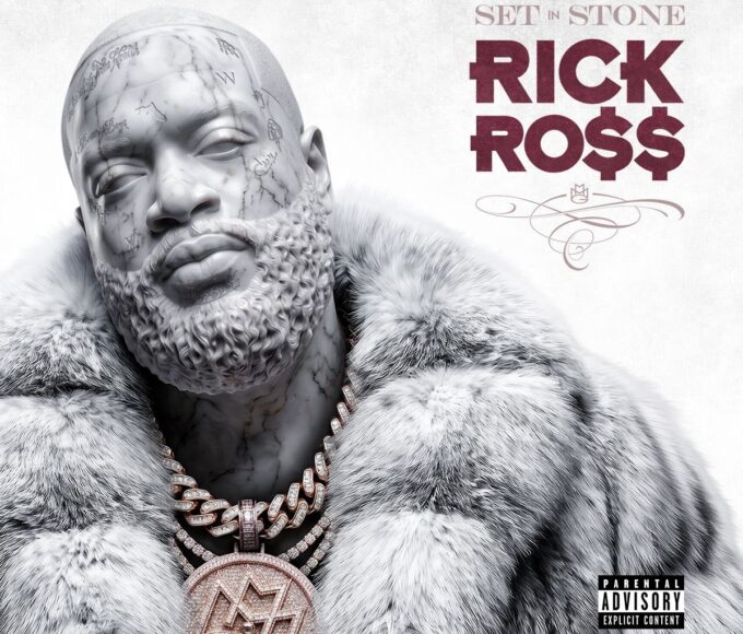 Capa do oficial do álbum Set in Stone do rapper Rick Ross
