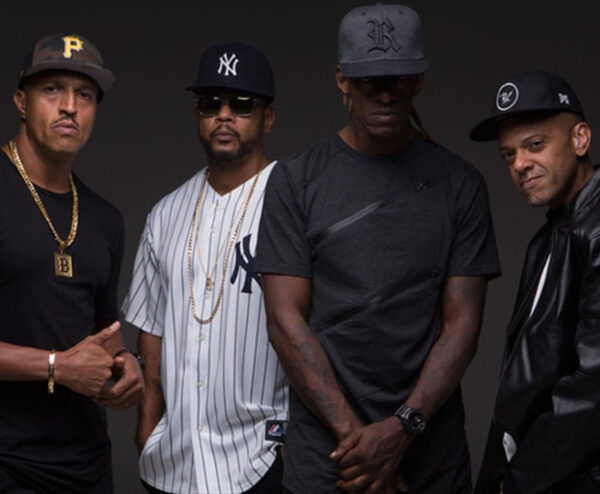 Mano Brown, Ice Blue, Edi Rock e KL Jay, integrantes dos Racionais MC's, grupo que confirmou álbum inédito com 36 faixas para o segundo semestre de 2026.