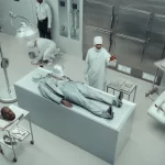 Ye e Don Toliver no videoclipe surrealista de OK, dirigido por Bianca Censori