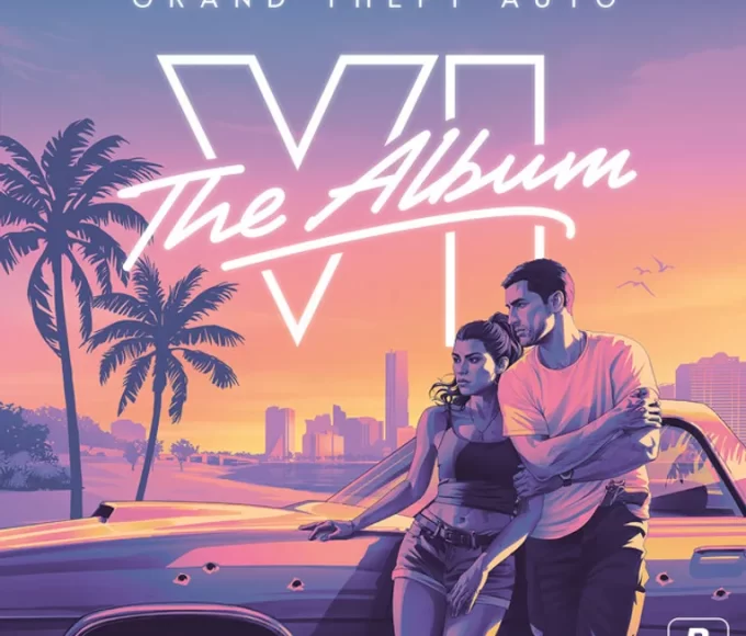 Capa oficial de GTA VI: The Album, divulgada pela Rockstar Games
