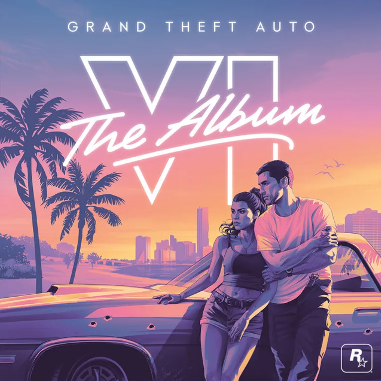GTA VI: The Album sai a 19 de novembro com 34 faixas Capa oficial de GTA VI: The Album, divulgada pela Rockstar Games